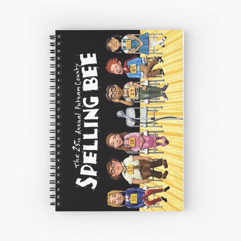 "The 25th Annual Putnam County Spelling Bee" Spiral Notebook by