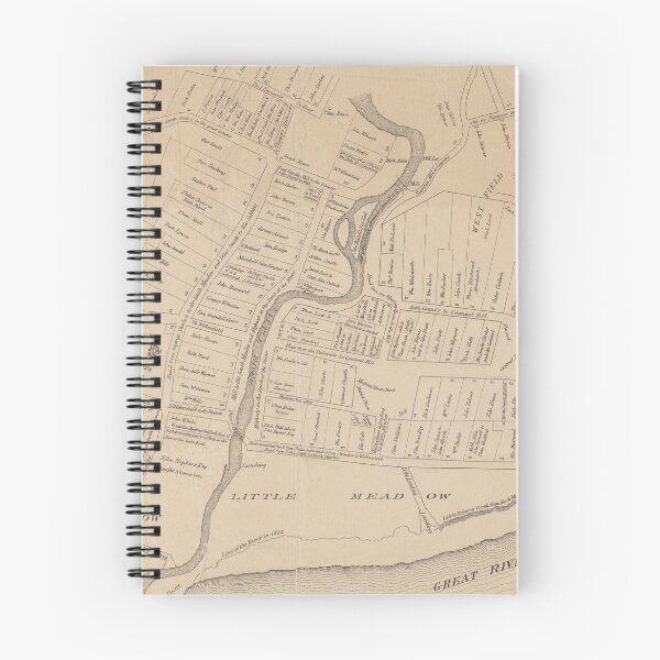 Item preview, Vintage Map of Hartford CT  in 1640 (1890) designed and sold by BravuraMedia.