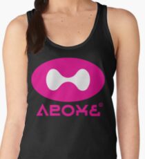 Tentatek Black/Sky-Blue Squideye Tee Women's Tank Top