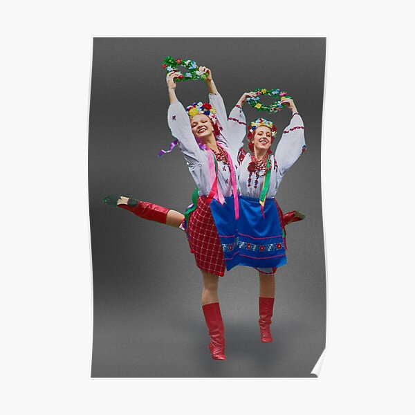 Ukrainian Dancers Poster