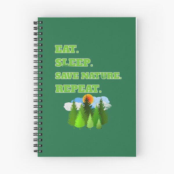 Item preview, Eat Sleep Save Nature Repeat Distressed Coll Nature Lovers Gift designed and sold by Klimentina.