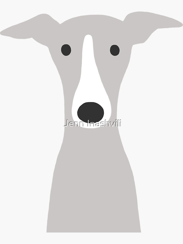 Greyhound, Italian Greyhound, Cute Whippet Dog  Bath Mat for Sale by  Jenn Inashvili