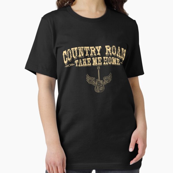 Item preview, Country Roads Guitar T-Shirt John Denver Inspired designed and sold by OutlawOutfitter.