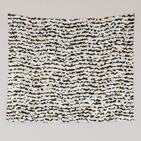 Item preview, Wavy Black and White Stripes with a Hint of Brown designed and sold by Donovan Harshbarger.