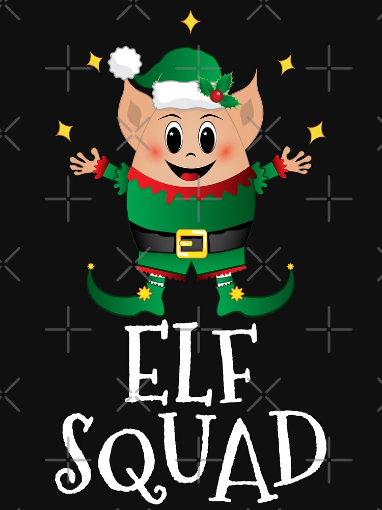 Christmas Elf Squad Matching Family Funny Xmas Elf Pajama