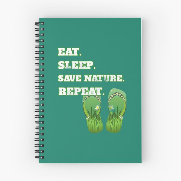 Item preview, Eat Sleep Save Nature Repeat Distressed Cool Nature Lovers Gift designed and sold by Klimentina.