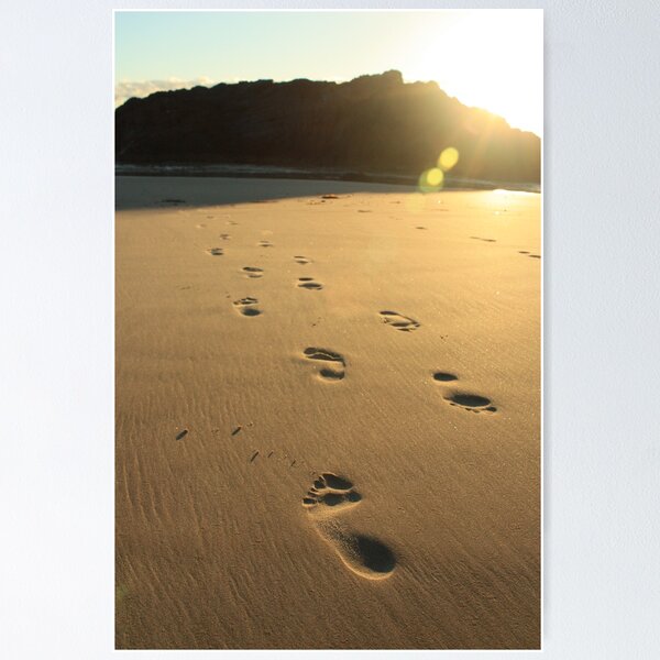 Item preview, footprints in the sand designed and sold by kellimage.