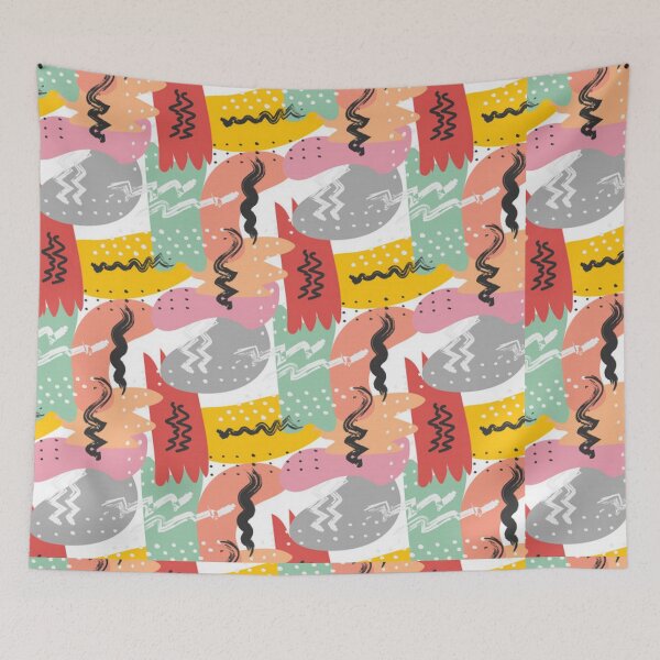Item preview, Fun, Colorful, Funky Abstract designed and sold by pugmom4.