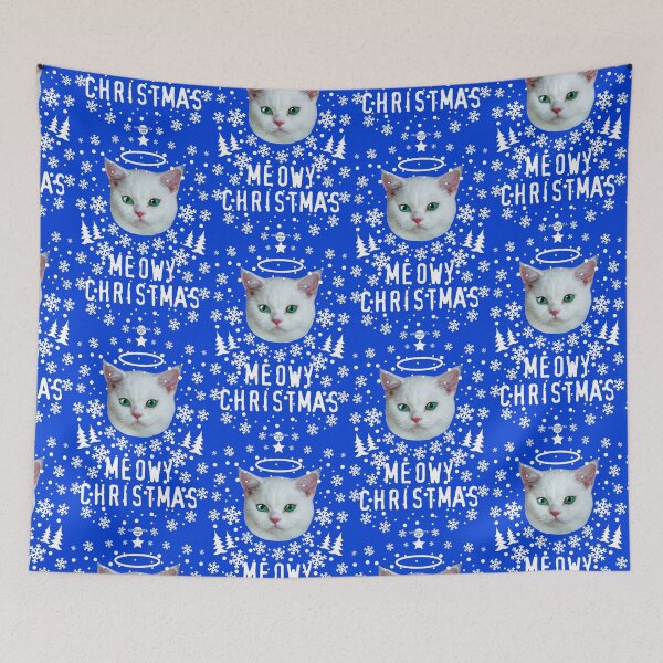 Item preview, 41 Cat Holy Snow Cat MEOWY CHRISTMAS designed and sold by Margarita-Art.