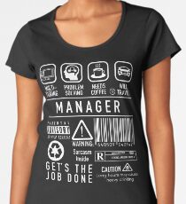 Manager Shirt, Team Leader, Supervisor, IT Manager Women's Premium T-Shirt