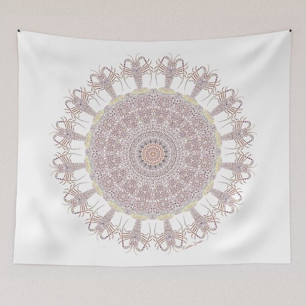 Item preview, Tribal Caribbean Lobster Mandala 3 designed and sold by artsytoo.