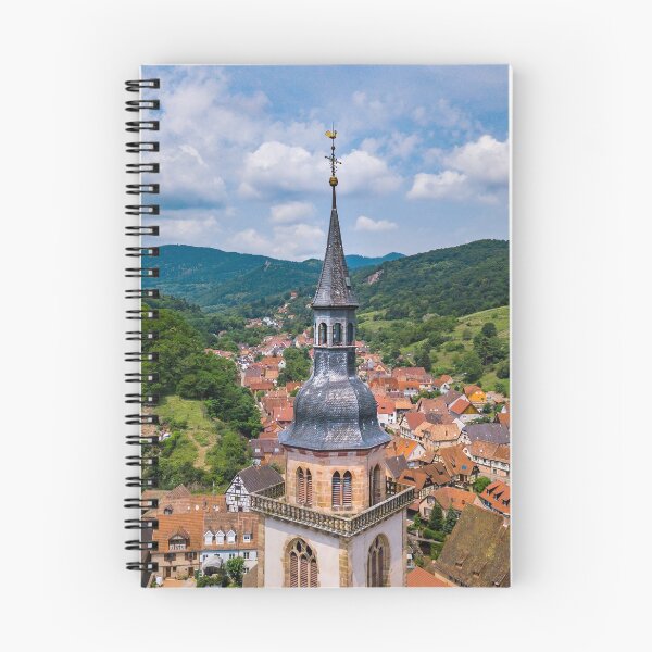 Item preview, Medieval village Andlau aerial panoramic view from drone. Alsace, France. designed and sold by Alexander Sorokopud.