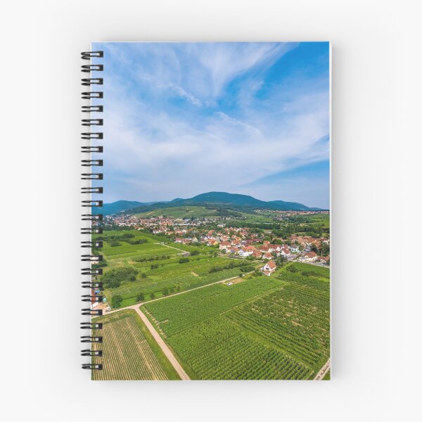 Item preview, Perspective aerial view from drone to fields and meadows of Alsace designed and sold by Alexander Sorokopud.