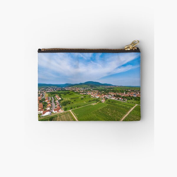 Item preview, Perspective aerial view from drone to fields and meadows of Alsace designed and sold by Alexander Sorokopud.