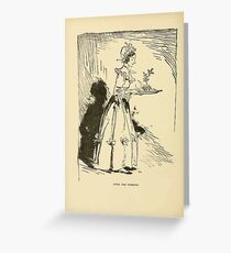 A Christmas Carol by Charles Dickens art by Arthur Rackham 1915 0120 With The Pudding Greeting Card