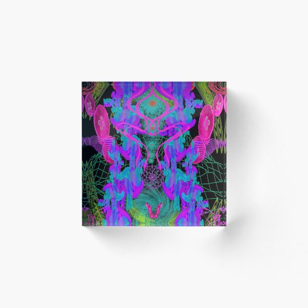 Item preview, Jellyfish Warp (Psychedelic Blacklight UV Ultraviolet) designed and sold by Natfigcreates.