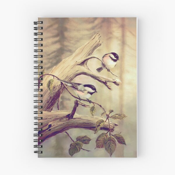 Item preview, CHICKADEES on a BRANCH designed and sold by sharonsharpe.