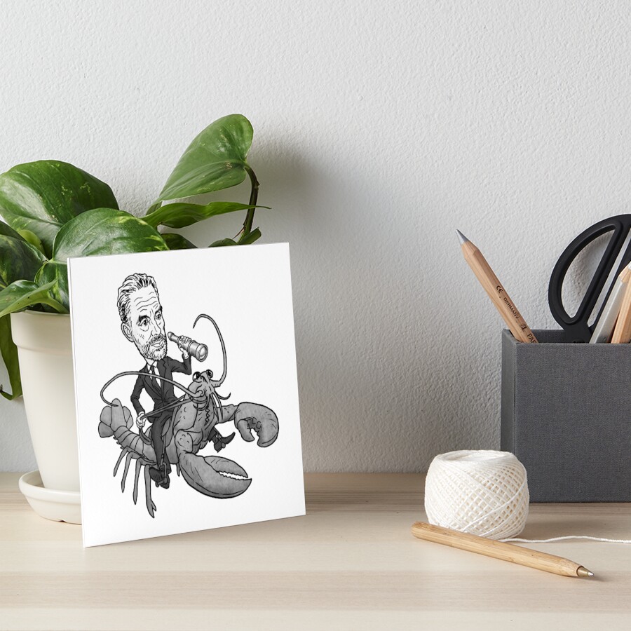Lobster Rider Art Board Print