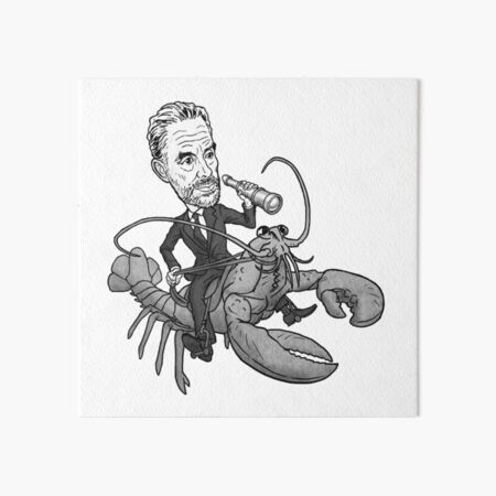Lobster Rider Art Board Print