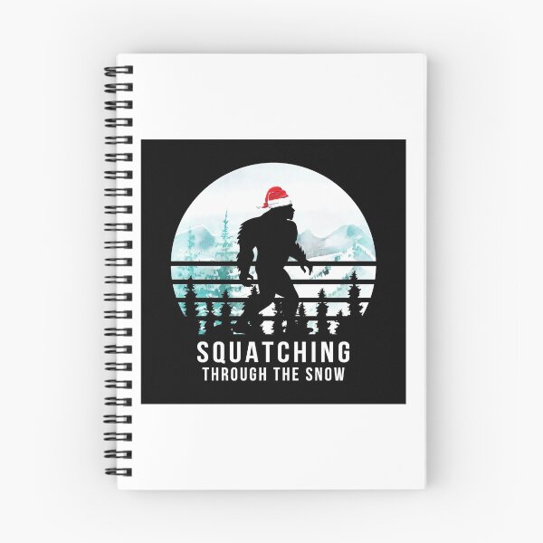 Item preview, Squatching Through The Snow Bigfoot Santa Christmas designed and sold by DOLCEINDIGO.
