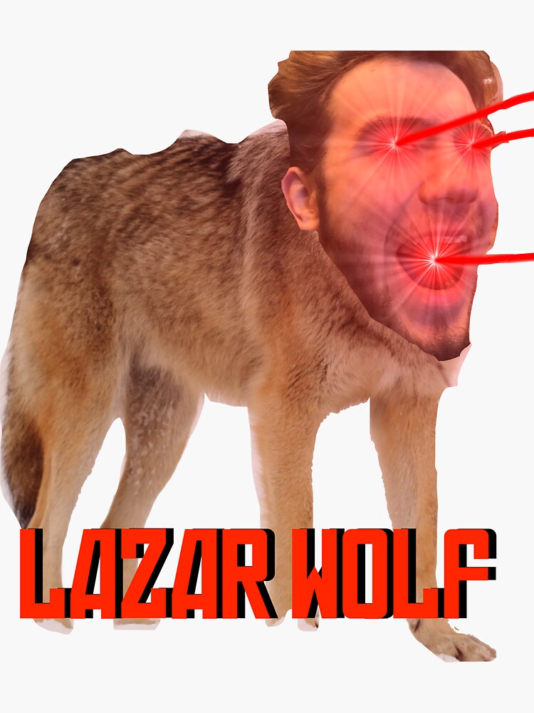 "lazar wolf" Sticker for Sale by Kapples10 Redbubble