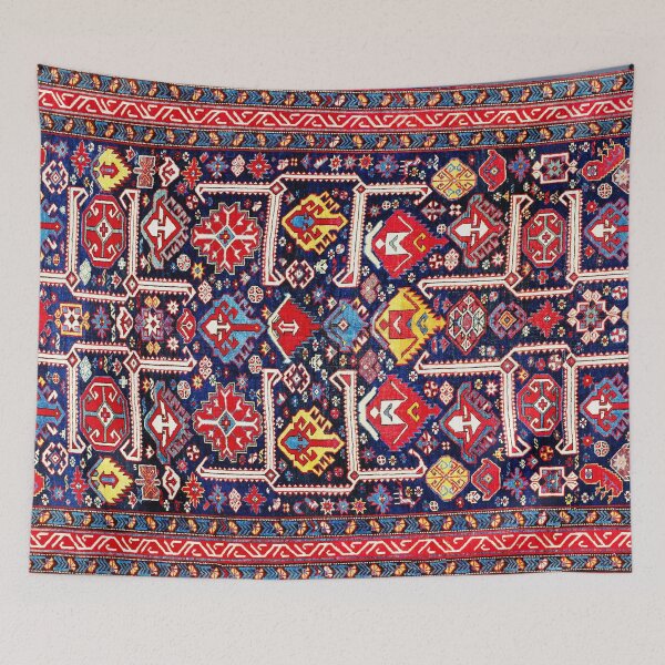 Item preview, Kuba Afshan East Caucasus Antique Rug designed and sold by Vicky Brago-Mitchell®.