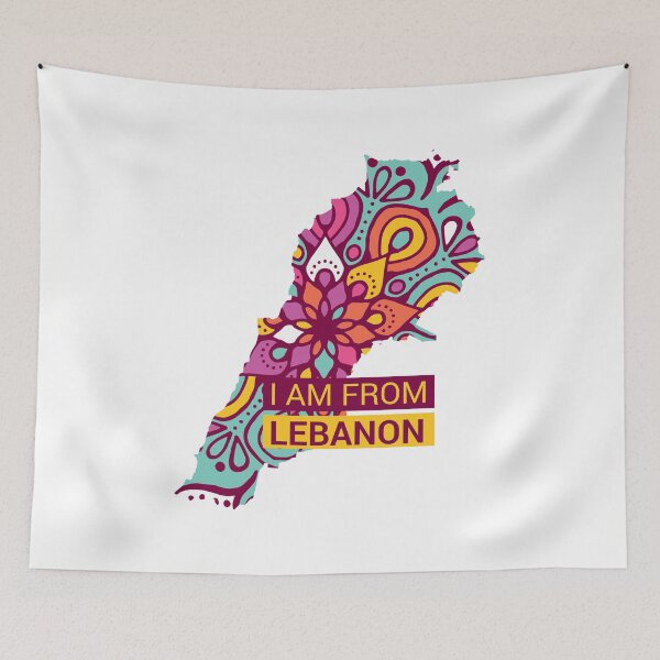 Item preview, Lebanon Map I love Lebanon City designed and sold by TulipaGraphics.