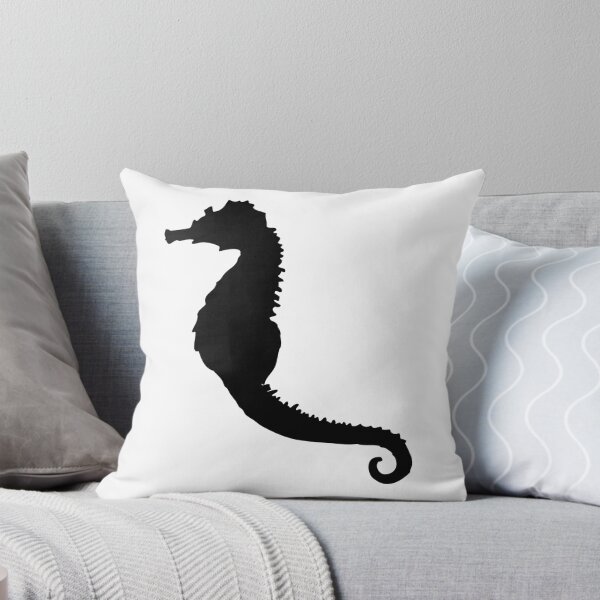 Item preview, Sea horse black gift designed and sold by RetroFuchs.