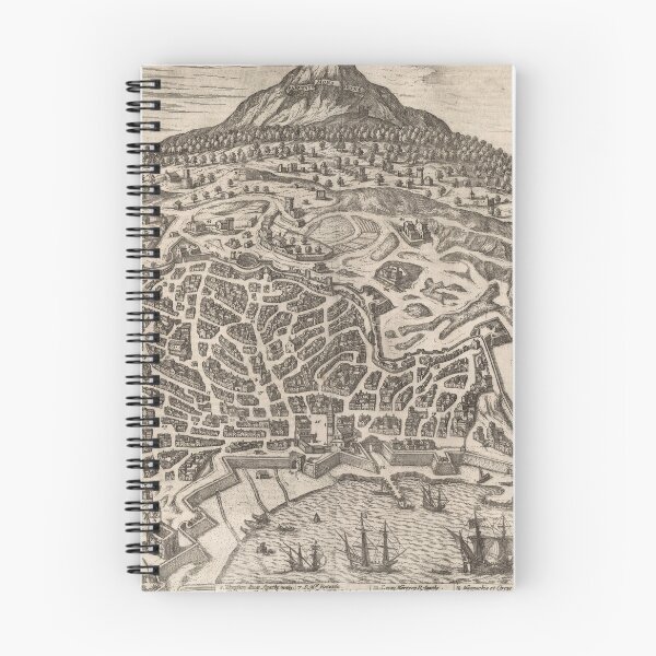 Item preview, Vintage Map of Catania Italy (1597) designed and sold by BravuraMedia.