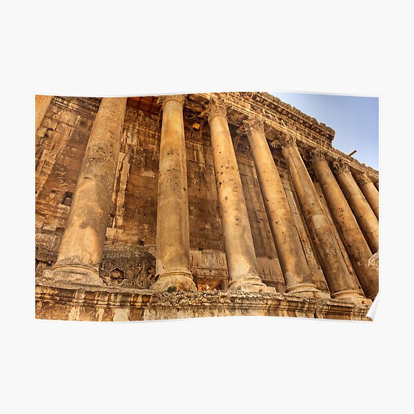 Baalbek Roman Ruins - Temple of Bacchus Poster