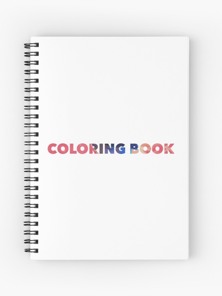 Download Coloring Book Chance The Rapper Spiral Notebook By Mistrydesigns Redbubble