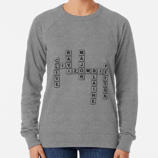 Scrabble Letters Elland Road Black T-SHIRT ALL SIZES