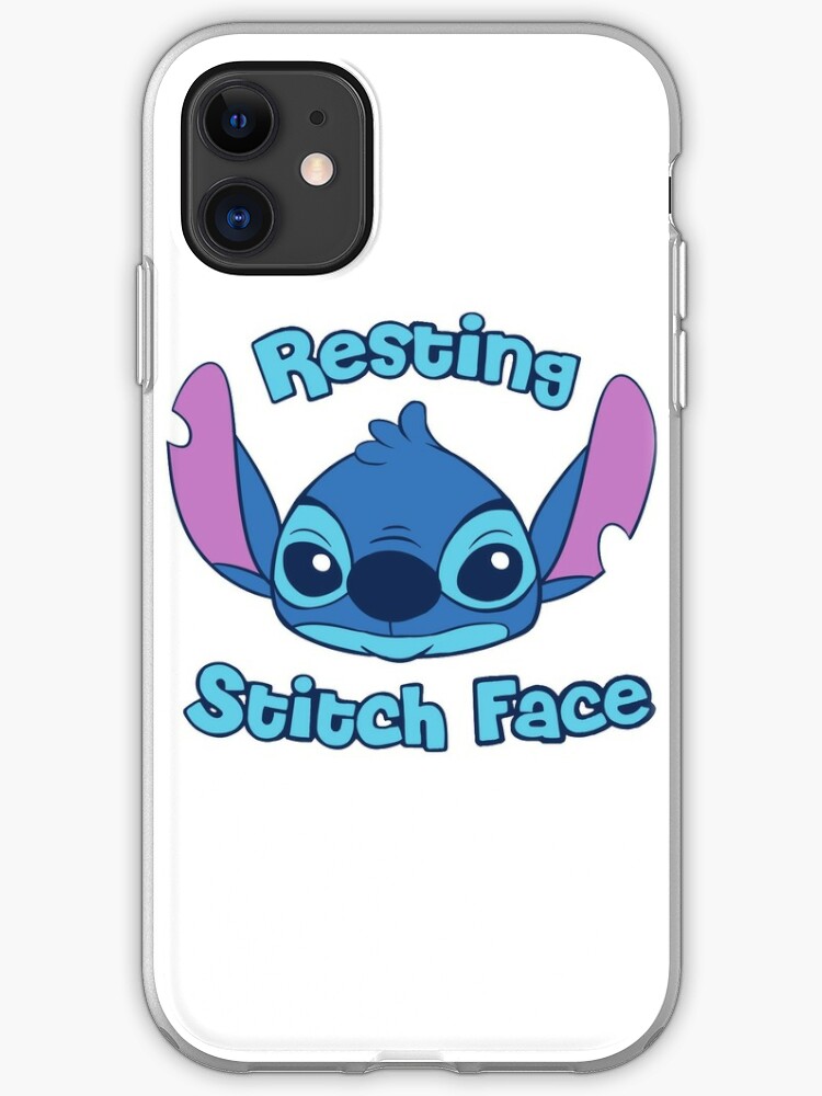 resting iphone face