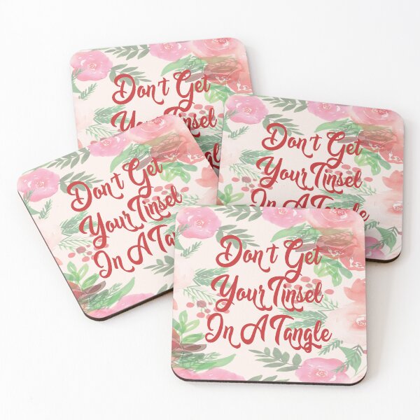 Item preview, Steel Magnolias Truvy Quote Don't Get Your Tinsel in a Tangle Christmas Greeting designed and sold by gunsnhoney.