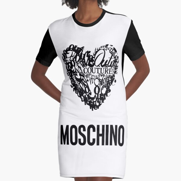 Moschino Couture Collage Graphic T-Shirt Dress