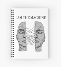 Cuaderno de espiral yo soy la máquina