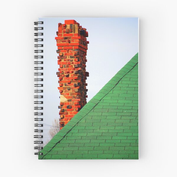 Item preview, Red Chimney and Green Shingles designed and sold by Alex Greenwood.