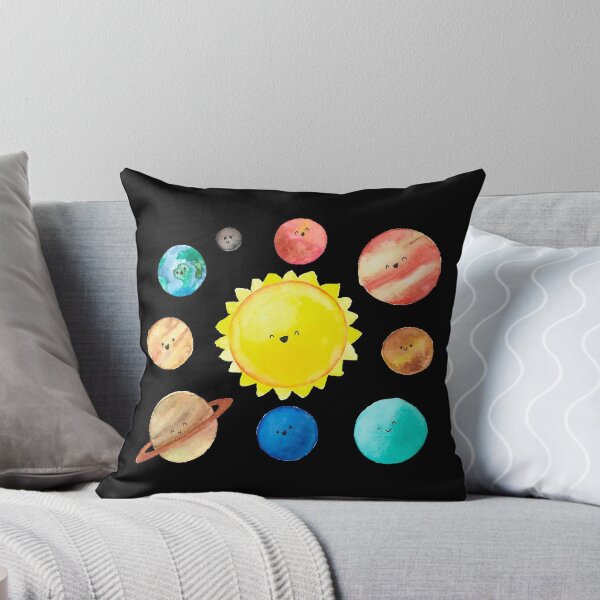 Artikelvorschau, Sonnensystem-Aquarelldesign für Kinder entworfen und verkauft von vladocar.