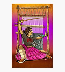 Lady Loom Slayer Photographic Print