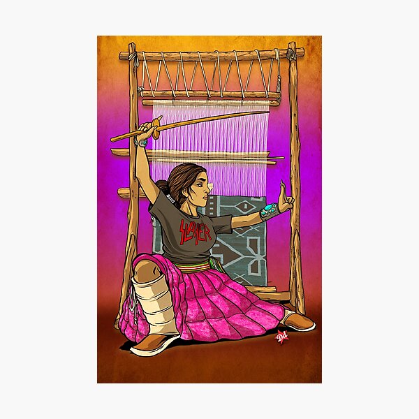 Lady Loom Slayer Photographic Print
