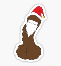 Hormone Monster Santa d*ck - Big Mouth Sticker