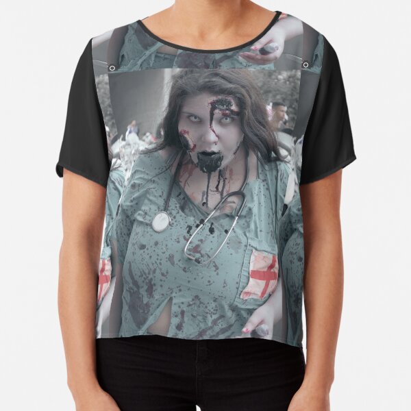 Zombie Nurse Chiffon Top