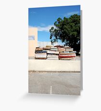 overhang Greeting Card