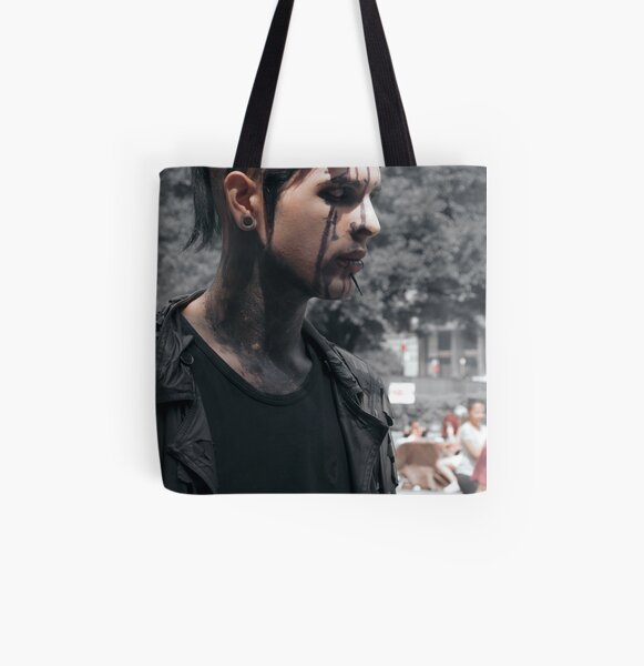 Zombie Walk All Over Print Tote Bag