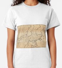 Vintage Map of Salem MA (1820) Classic T-Shirt