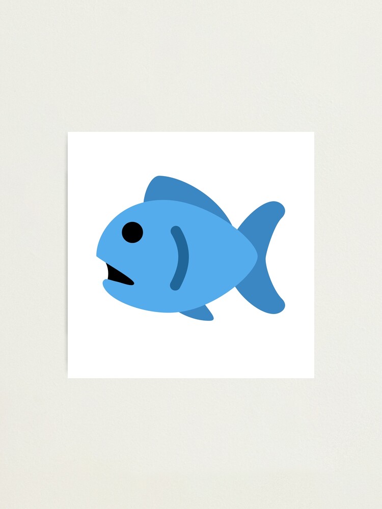 Lámina fotográfica «Dibujos animados de pescado azul» de Rivao | Redbubble Lámina fotográfica «Dibujos animados de pescado azul» de Rivao | Redbubble