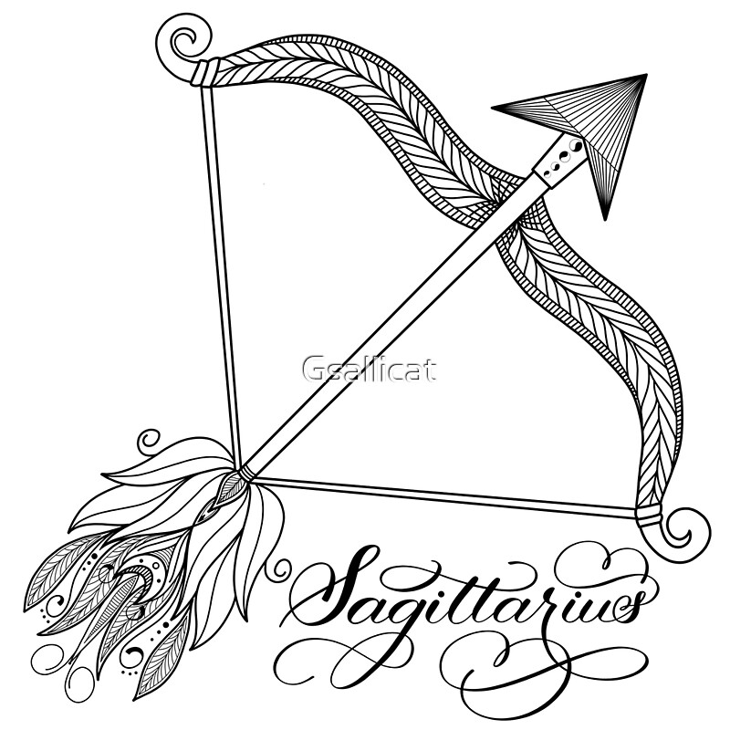 Hand Drawn Bow Arrow Motif with Leaves Flowers Astrology Sign Background for Baby Birthday Party Wedding Vinyl Studio Props Photography Zodiac Sagittarius 10x15 FT Photography Backdrop