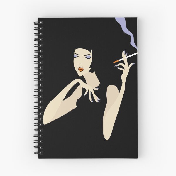 Item preview, smoking woman designed and sold by VioDeSign.