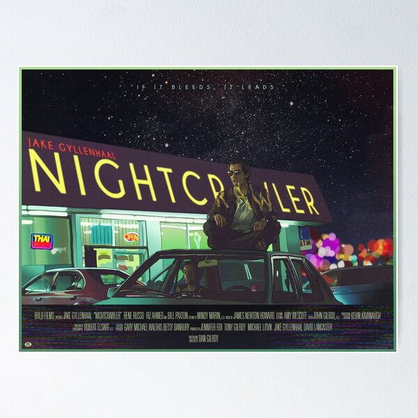Aperçu de l'œuvre "Nightcrawler" Alternative Movie Poster créée et vendue par law7355.