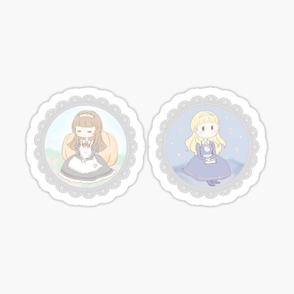 Trick & Treat sticker set: Amelia and Charlotte Sticker